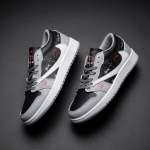 کتونی نایک ایر جردن 1 ترویس اسکات طوسی مشکی | سایزبندی Nike Air Jordan 1 Low Travis Scott | 38-41 - Image 3