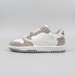 کتونی نایک ایر جردن 1 بدون ساق ترویس اسکات سفید طوسی | سایزبندی Nike Air Jordan 1 Low Travis Scott | 41-44