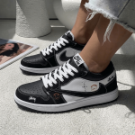 کتونی نایک ایر جردن 1 ترویس اسکات مشکی سفید Nike Air Jordan Low Travis Scott 1| سایزبندی 38 تا 41 - Image 2