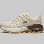 کتانی اسپرت مردانه مدل Skechers Max Protect موکا رنگ مناسب کوهنوردی، طبیعت‌گردی و پیاده‌روی| سایزبندی 41_44