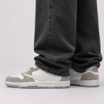 کتونی نایک ایر جردن 1 بدون ساق ترویس اسکات سفید طوسی | سایزبندی Nike Air Jordan 1 Low Travis Scott | 41-44 - Image 2