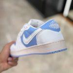 کفش کتانی نایک تراویس اسکات Nike Travis Scott مردانه آبی سفید | کفش اسپرت و روزمره | سایز ۴۱ تا ۴۴ - Image 5