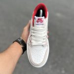 کفش کتانی نایک تراویس لو Nike Travis Scott Low Red Phantom زنانه سفید قرمز مشکی | کفش اسپرت و روزمره | سایز ۳۷ تا ۴۰ - Image 3