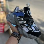 کفش کتانی آدیداس دیلاکس Adidas Deluxe مردانه طوسی آبی | کفش اسپرت و پیاده روی | سایز ۴۱ تا ۴۴ - Image 3