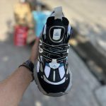 کفش کتانی آدیداس دیلاکس Adidas Deluxe مردانه طوسی آبی | کفش اسپرت و پیاده روی | سایز ۴۱ تا ۴۴ - Image 4