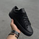 کفش اسپرت ونس مردانه LV مدل All Black - رنگ مشکی - سایز ۴۱ تا ۴۴ - Image 2