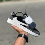 کفش کتانی نایک تراویس ککتوس Nike Travis Scott Cactus مردانه مشکی طوسی | کفش اسپرت و روزمره | سایز ۳۷ تا ۴۴