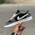 کفش کتانی نایک تراویس ککتوس Nike Travis Scott Cactus مردانه مشکی طوسی | کفش اسپرت و روزمره | سایز ۳۷ تا ۴۴ - Image 2