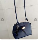 کیف دوشی زنانه و دخترانه مینی‌بگ مدل بند قیطونی | کیف فانتزی شیک با اکسسوری روسری - Image 2