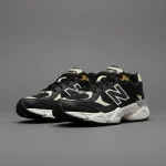 کتانی نیوبالانس 9060 |New Balance 9060 JFG| 37-40 مشکی کرم| سایزبندی 37 تا 40 - Image 2