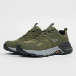 کفش کوهنوردی و طبیعت‌گردی و پیاده روی مردانه Skechers Max Protect رنگ سبز ارتشی| سایزبندی ۴۱_44 - Image 2